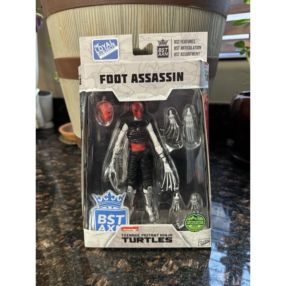 Teenage Mutant Ninja Turtles BST AXN IDW Foot Assassin 5in Action Figure NEW